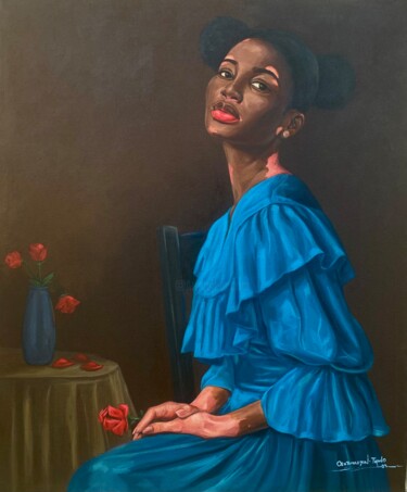 Pintura intitulada "I HAVE FEELINGS TOO…" por Samuel Olutimileyin Taiwo, Obras de arte originais, Acrílico