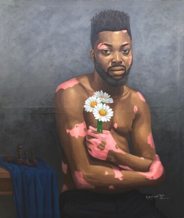 Картина под названием "I HAVE FEELINGS TOO…" - Samuel Olutimileyin Taiwo, Подлинное произведение искусства, Акрил