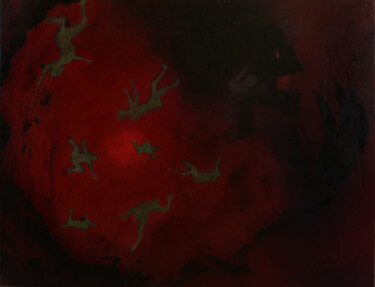 Pittura intitolato "Mort endémique" da Samuel Vigné, Opera d'arte originale, Acrilico Montato su artwork_cat.