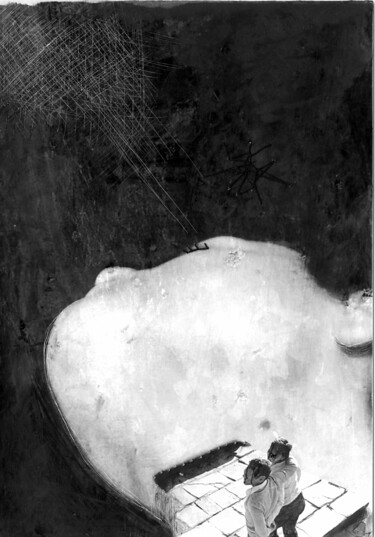Fotografia intitulada "Das Fremde in mir I" por Samy Sfoggia, Obras de arte originais, Fotografia Manipulada
