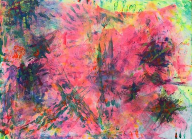 Peinture intitulée "Effervescence « OAI…" par San Dy, Œuvre d'art originale, Acrylique