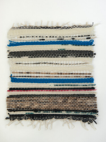 Sztuka tkaniny zatytułowany „TISSAGE ST2” autorstwa Sanaa Mejjadi, Oryginalna praca, Włókno tekstylne