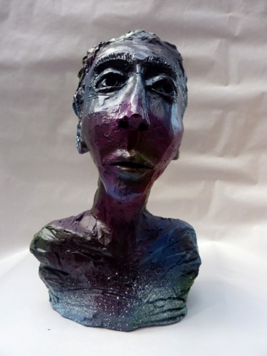 Sculpture titled "Martin" by Saname, Original Artwork, Plaster