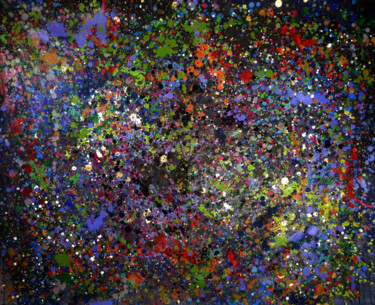 Pittura intitolato "Abstract 2107." da Saname, Opera d'arte originale, Spray
