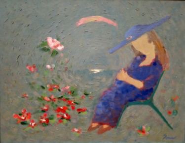 Painting titled ""Затмение"" by Sanan Samedov, Original Artwork, Other