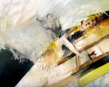 Peinture intitulée "007" par Sánchez Gruffy, Œuvre d'art originale, Huile Monté sur Châssis en bois