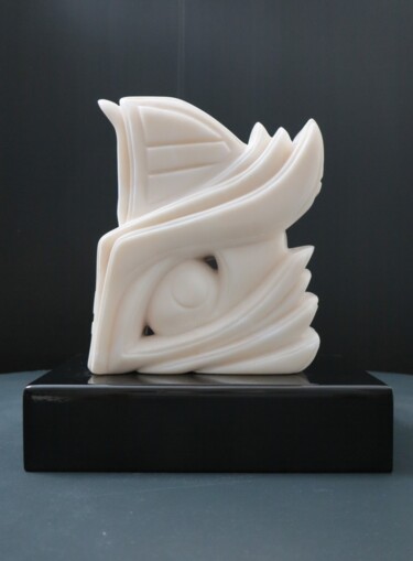 Sculptuur getiteld "Letter C. The theor…" door Sand, Origineel Kunstwerk, Steen