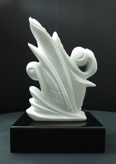 Skulptur mit dem Titel "Letter F. The theor…" von Sand, Original-Kunstwerk, Stein