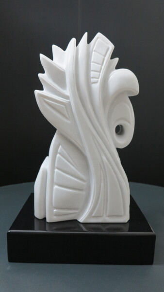 Skulptur mit dem Titel "Letter P. The theor…" von Sand, Original-Kunstwerk, Stein