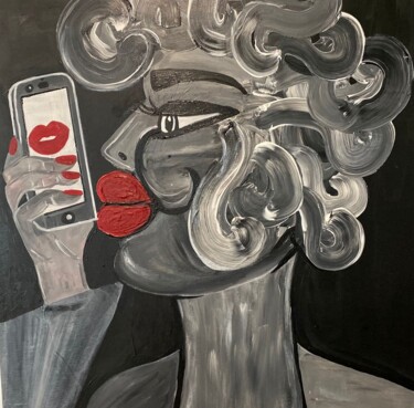 Malerei mit dem Titel "Seven Deadly Sins:…" von Sandi Goodwin, Original-Kunstwerk, Acryl