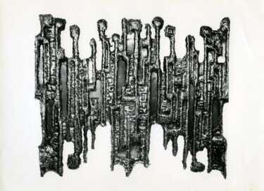 Skulptur mit dem Titel "Humankind" von Sándor Móga, Original-Kunstwerk, Metalle