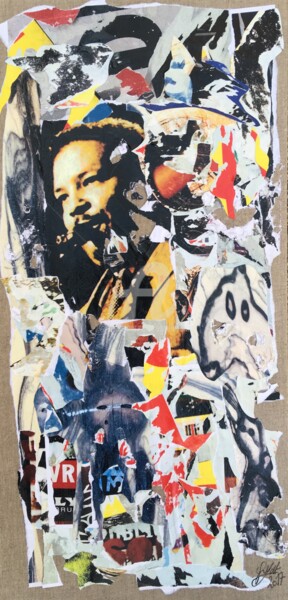 Collages getiteld "« Mercy »" door Sandra Aime, Origineel Kunstwerk, Collages