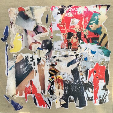 Collages titled "« Space Oddity 3 »" by Sandra Aime, Original Artwork