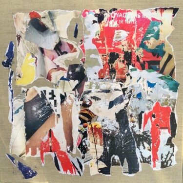 « Space Oddity 3 » Collages intitulée "« Space Oddity 3 »" par Sandra Aime, Œuvre d'art originale,