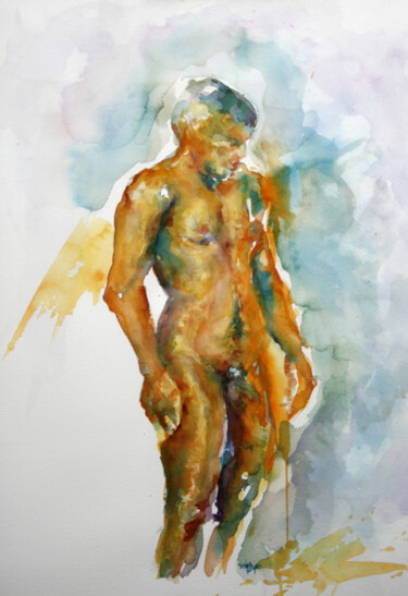 Peinture intitulée "David" par Sandra Artiga, Œuvre d'art originale, Autre