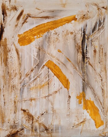 Ζωγραφική με τίτλο "YUCA" από Sandra Ballve, Αυθεντικά έργα τέχνης, Ακρυλικό Τοποθετήθηκε στο Ξύλινο φορείο σκελετό