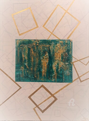 Peinture intitulée "QU2" par Sandra Ballve, Œuvre d'art originale, Acrylique Monté sur Châssis en bois