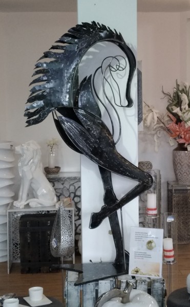 Sculpture intitulée "sculpture LyChar mé…" par Lychar, Œuvre d'art originale, Métaux