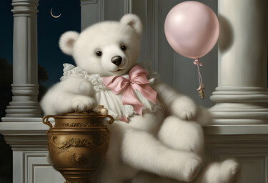 Digital Arts titled "Bear 3" by Sandra Egbers (My-AI-Art), Original Artwork, AI generated image