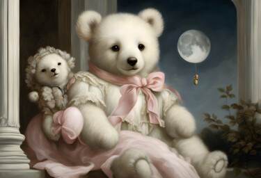 Digital Arts titled "Bear 4" by Sandra Egbers (My-AI-Art), Original Artwork, AI generated image