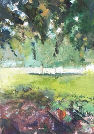 Autumn Light 2 Peinture intitulée "Autumn Light 2" par Sandra Haney, Œuvre d'art originale, Huile