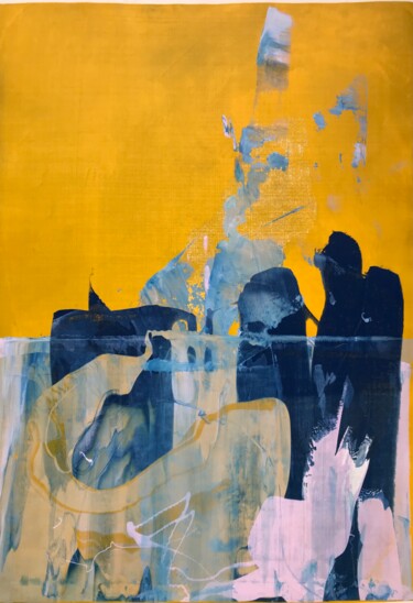 Obrazy i ryciny zatytułowany „Beneath the Surface” autorstwa Sandra Haney, Oryginalna praca, Monotypia