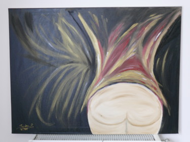Peinture intitulée "Ta sensualitè" par Sandra Lafarge, Œuvre d'art originale, Huile