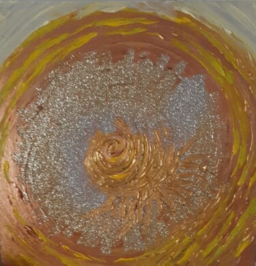 Картина под названием "Spirito" - Sandra Ligato, Подлинное произведение искусства, Акрил Установлен на Деревянная рама для н…