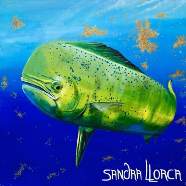 Картина под названием "Coryphene" - Sandra Llorca, Подлинное произведение искусства, Акрил Установлен на Деревянная рама для…