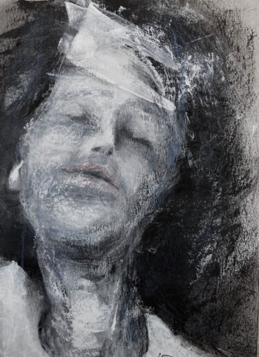 Картина под названием "Release" - Sandra Ludwig, Подлинное произведение искусства, Мел