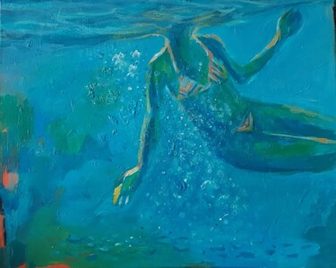 Pintura intitulada "Summer Break" por Sandra Milojkovic (COLE), Obras de arte originais, Acrílico