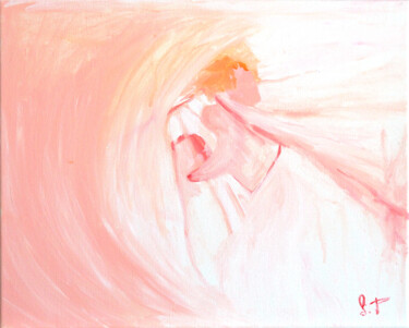 Картина под названием "Nu 2" - Sandra Pohin, Подлинное произведение искусства, Акрил Установлен на Деревянная рама для носил…