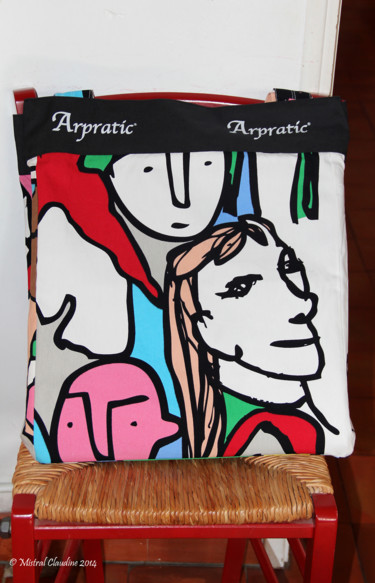 手工艺品 标题为“ARPRATIC” 由Sandra Quadratus, 原创艺术品, 手袋及箱包