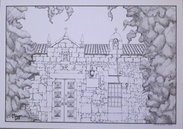 Drawing titled "Casa de Quintela -…" by Sandra Sousa, Original Artwork, Ink