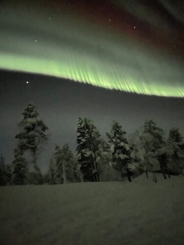 Fotografia intitulada "Polar lights" por Sandra Willendorf, Obras de arte originais, Fotografia Não Manipulada