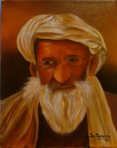 Pintura titulada "Alim Rashid" por Sandra Belluzzo, Obra de arte original, Oleo