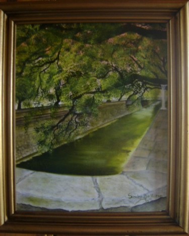 Painting titled "la Canada - Cordoba" by Sandra Belluzzo, Original Artwork, Oil