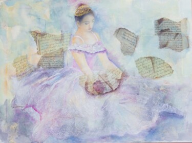 Pintura intitulada "Bailarina de Ávila V" por Sandra Filardi, Obras de arte originais, Óleo