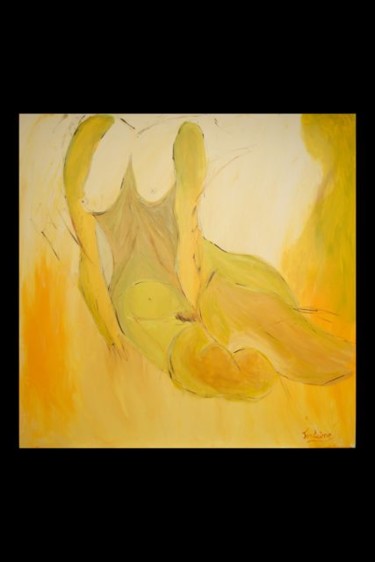 Peinture intitulée "sans titre" par Sandra Fontaine, Œuvre d'art originale, Huile