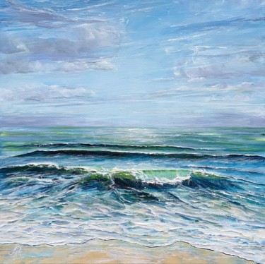 Painting titled "Beachday" by Sandra Gebhardt-Hoepfner, Original Artwork, Acrylic
