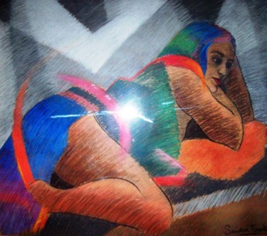 Pintura titulada "Nora cubierta" por Sandra Tysak, Obra de arte original, Oleo