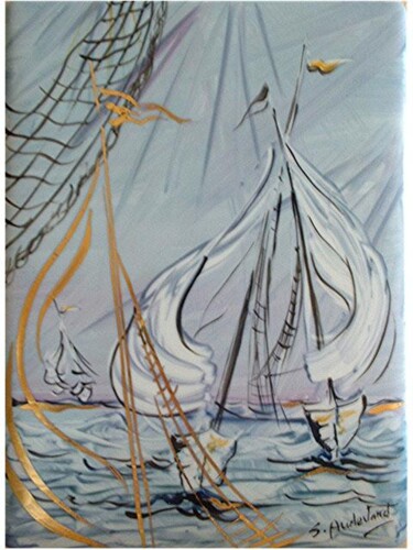 Design titled "Jolis bateaux." by Sandrine Audevard, Original Artwork