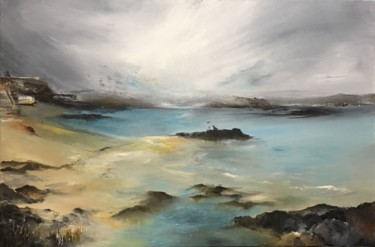 Painting titled "Saint Malo" by Sandrine Chalot, Original Artwork, Acrylic