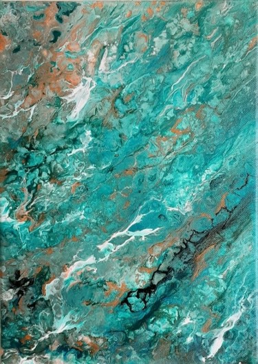 " RECUEIL " Peinture intitulée "" RECUEIL "" par Sandyana Creations, Œuvre d'art originale, Acrylique