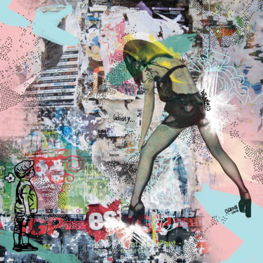 Arts numériques intitulée "JUNGLE URBAINE" par Fourmi, Œuvre d'art originale, Photo montage