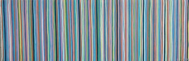 Peinture intitulée "Colors vibrations p3" par Guena, Œuvre d'art originale, Acrylique Monté sur Châssis en bois