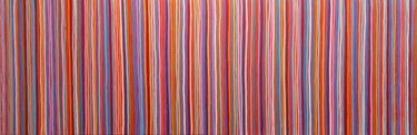 绘画 标题为“Colors vibrations X…” 由Guena, 原创艺术品, 丙烯 安装在木质担架架上