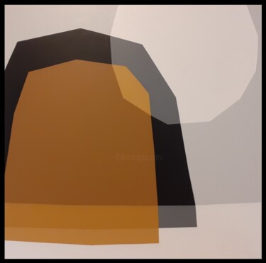 Картина под названием "IMAGINE -24" - Guena, Подлинное произведение искусства, Акрил Установлен на Деревянная рама для носил…