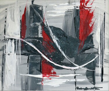 Schilderij getiteld "PIANO" door Sandrine Guimberteau, Origineel Kunstwerk, Acryl