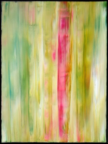 Painting titled "ILLUSION" by Sandrine Hartmann, Original Artwork, Acrylic Mounted on Wood Stretcher frame